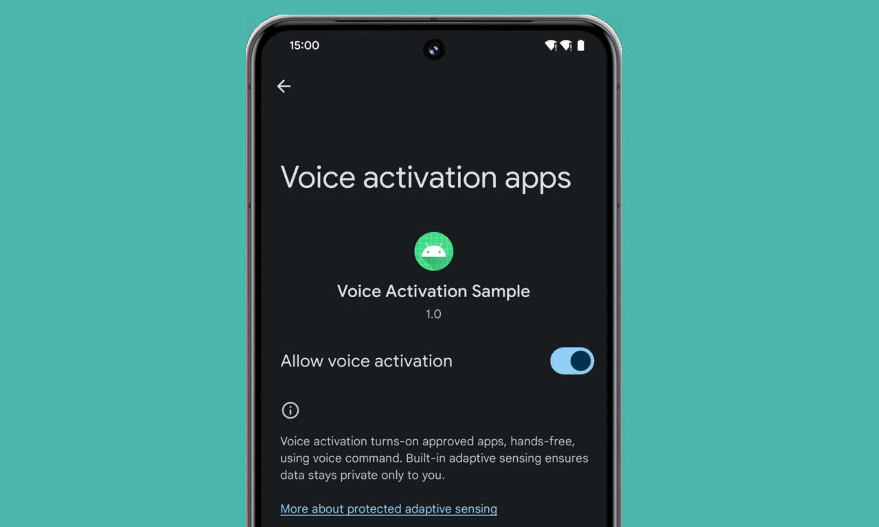android 15 的语音激活功能