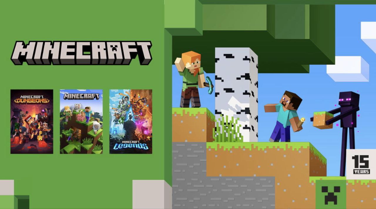 《Minecraft》迎15周年系列游戏开启促销