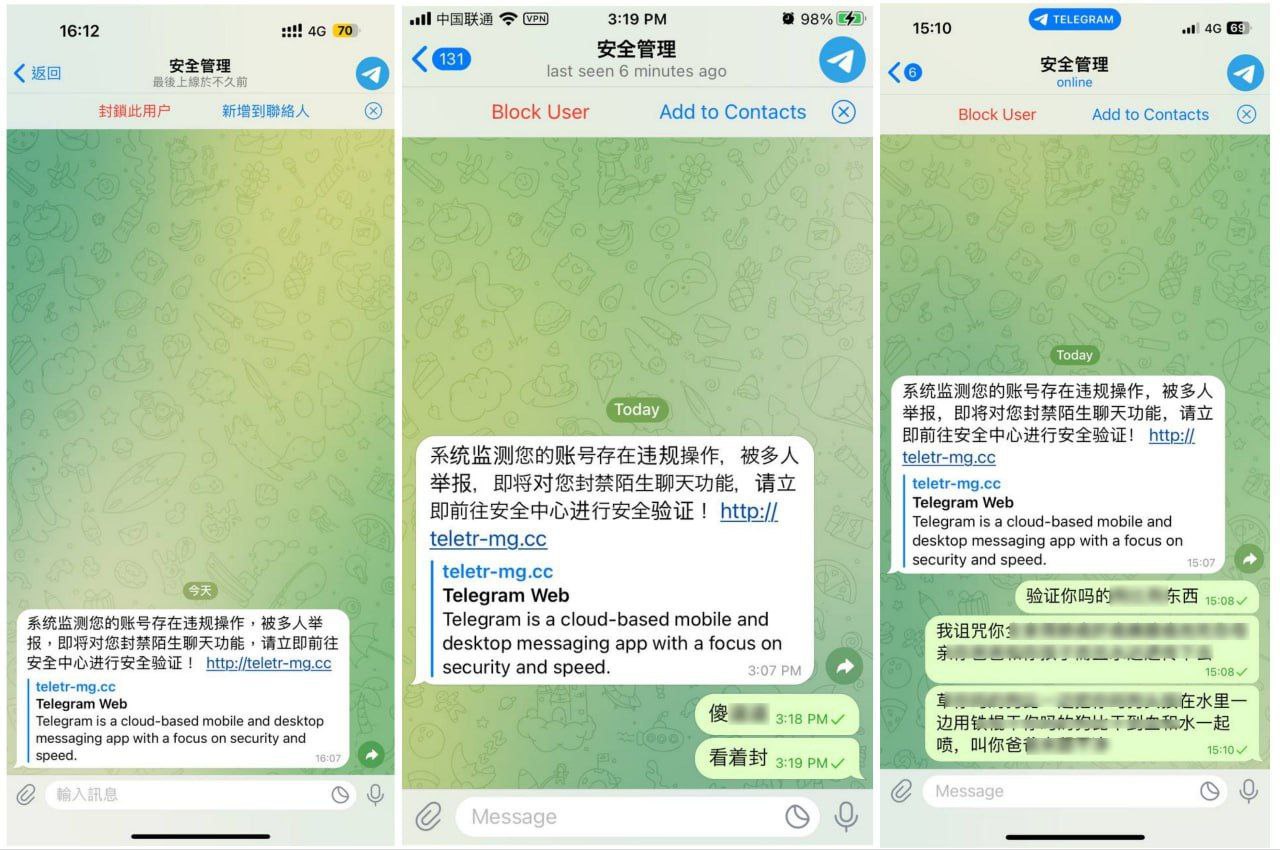 如何识别假冒 Telegram 官方账号私发的安全验证陷阱